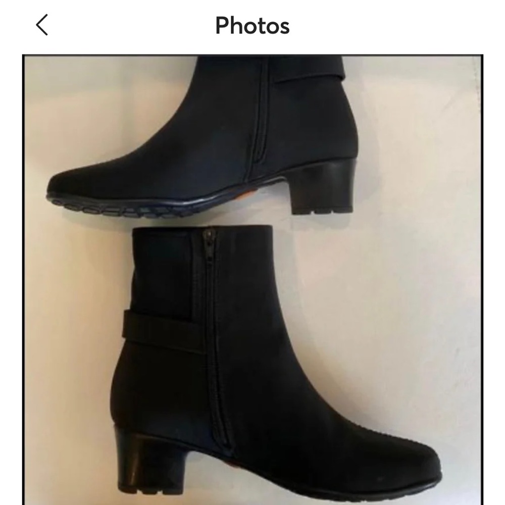 Sesto Meucci Black Yeska Waterproof Booties. New. Size 6.